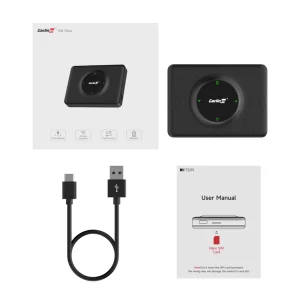 T2C Tesla belaidis Apple Carplay ir Android Auto adapteris