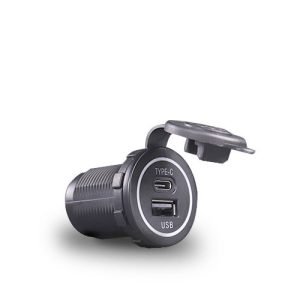 Įkroviklis USB-A ir USB-C, integruotas, 5 V, 4,2 A MY1218
