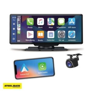 Išmaniojo telefono monitorius su dviguba AHD vaizdo kamera Steelmate L07