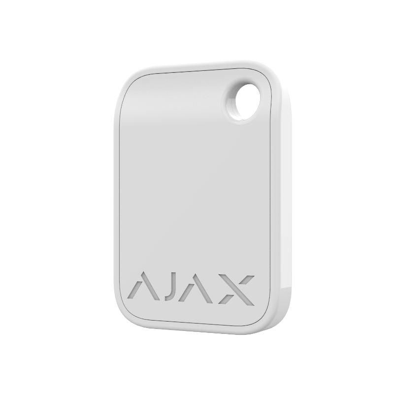 AJAX Tag įeigos kontrolės pakabukas, juodas/baltas - Image 2