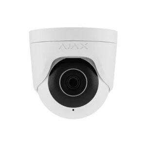 Ajax TurretCam 5Mpix DOME IP kamera , 2,8mm (100°), juoda/balta