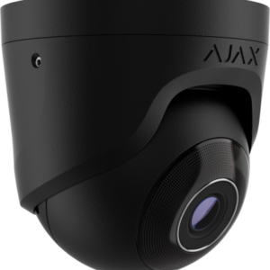 Ajax TurretCam 8Mpix DOME IP kamera , 2,8mm (100°), juoda/balta