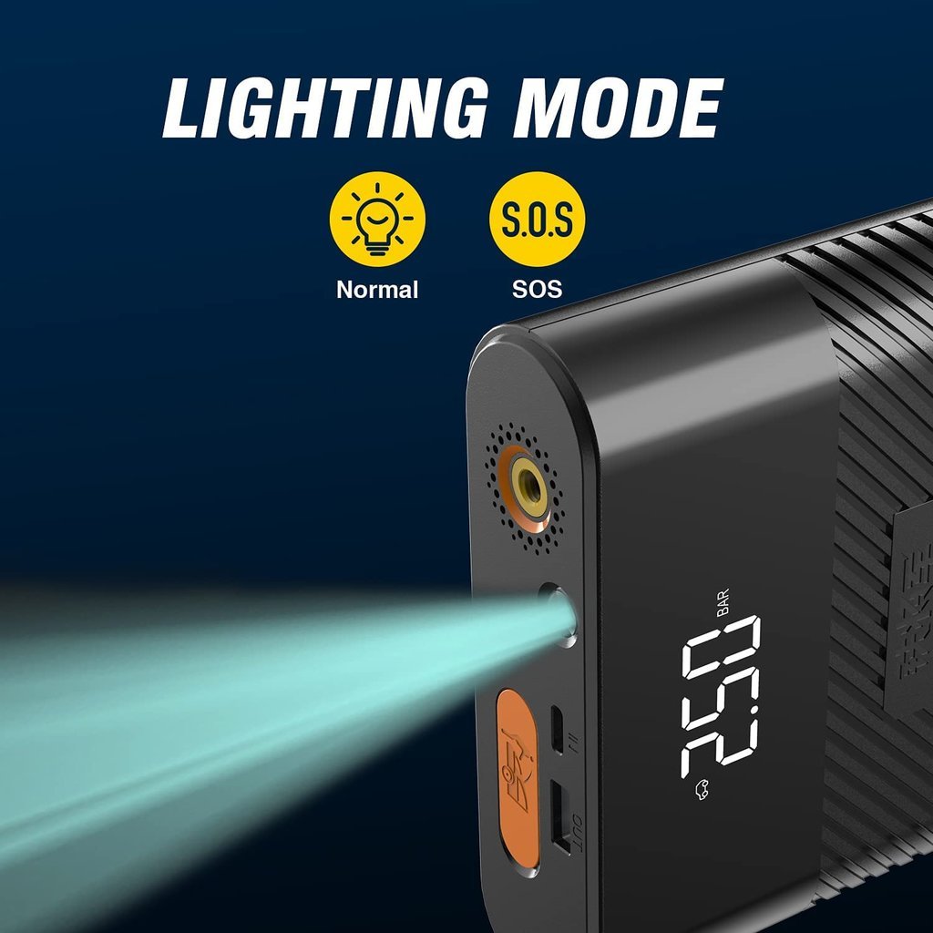 Kompresorius ir užvedimo įrenginys SteelMate T8 Pro - Image 7