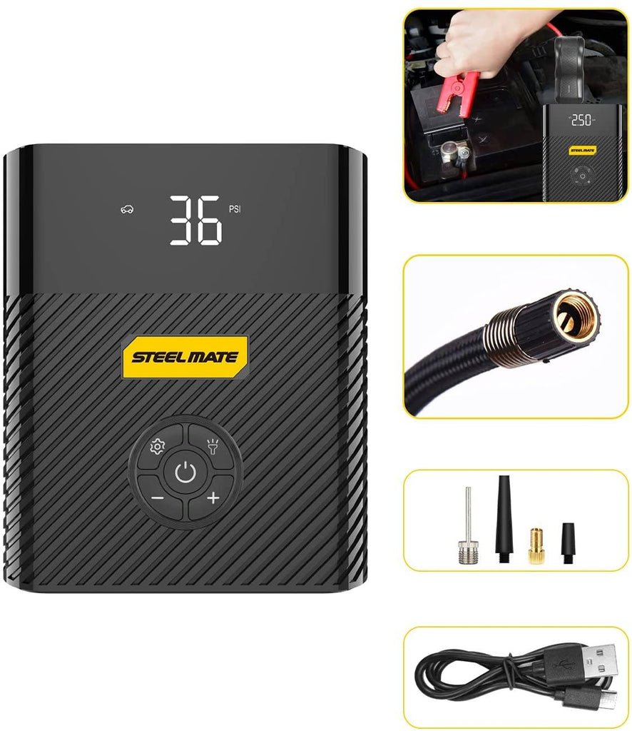 Kompresorius ir užvedimo įrenginys SteelMate T8 Pro - Image 9