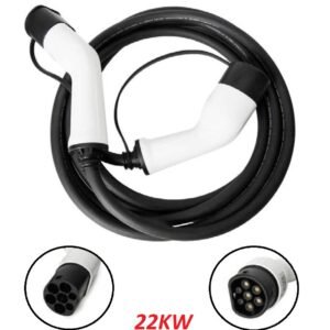 Įkrovimo laidas elektromobiliams, 3 fazis, 32A/480V, 22kW C22Ts