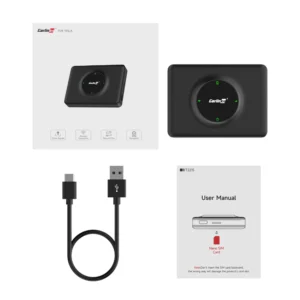 T2C Tesla belaidis Apple Carplay ir Android Auto adapteris
